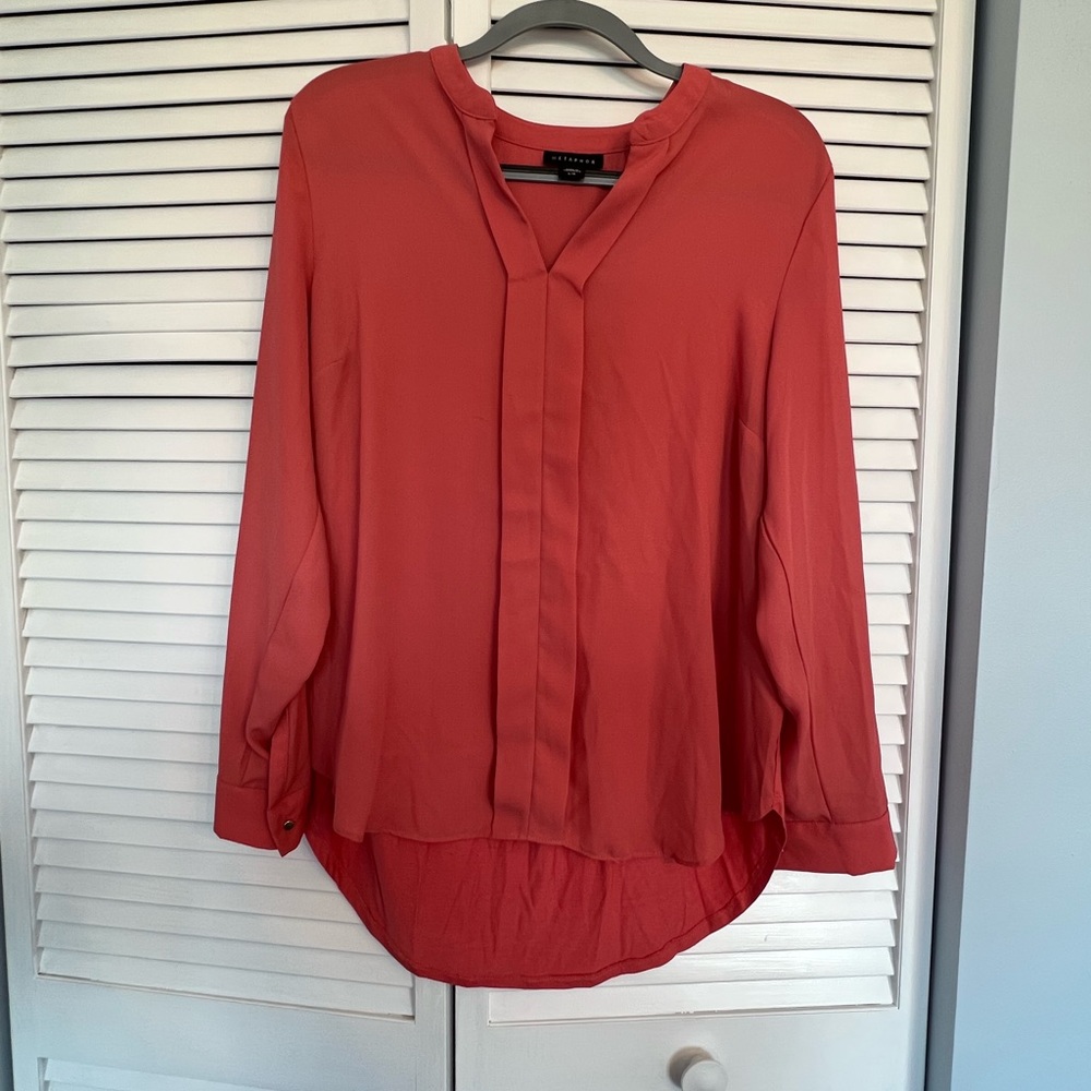 Metaphor Long Sleeve Blouse 😊